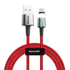 Кабель Baseus Zinc Magnetic USB для iPhone 1.5A 2m красный