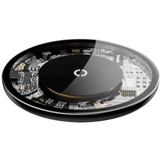Беспроводная зарядка Baseus Simple Wireless Charger черно-золотой