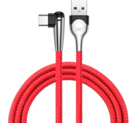 Кабель Baseus MVP Elbow Mobile Game сable 2м Type-C/USB красный