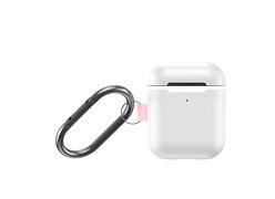 Кейс Baseus Let's go Woven Label Hook Protective Case For Pods 1/2 белый