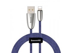 Кабель Baseus Torch Series Data Cable USB для IPhone 2.4A 1m синий