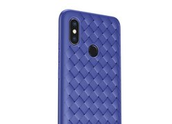 Baseus BV Weaving Case For Xiaomi Mi 8 голубой