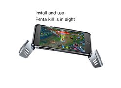 Baseus Gamer Gamepad Case For iPhone 7/8 серебристый