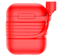 Чехол Baseus Silicone для AirPods красный