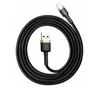 Кабель USB Baseus Kevlar Lightning Cable 2M золото-черный