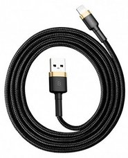 Кабель USB Baseus Kevlar Lightning Cable 2M золото-черный