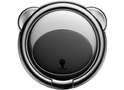 Кольцо-держатель Baseus Bear Finger Metal Ring черный