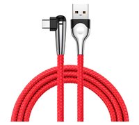Кабель Baseus MVP Mobile Game USB AM/CM 1м красный