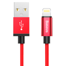 Кабель для Apple Baseus Simple Version of AntiLa Series USB - Lightning 1 М красный
