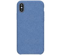 Baseus Original super fiber case For iPhone XS Max синий