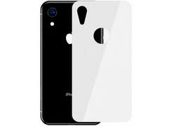 Защитное стекло Baseus 4D Tempered Back Glass для задней панели iPhone XR белый