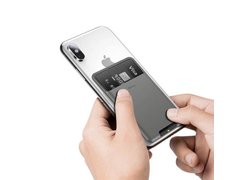 Накладка на смартфон для банковских карт Baseus back stick silicone