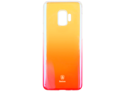Чехол Baseus Glaze for Samsung Galaxy S9 оранжевый