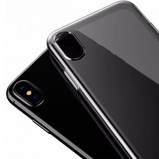 Baseus Simple Series Case For iPhone X прозрачно-черный