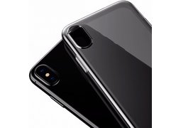 Baseus Simple Series Case For iPhone X прозрачно-черный