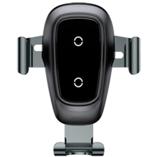 Автодержатель Baseus Metal Gravity Car Mount Silver 10W черный