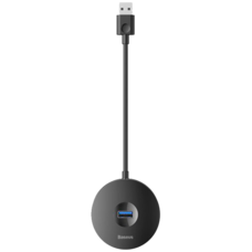 Хаб Baseus Round Box HUB Adapter USB 3.0 to USB3.0х1+USB2.0х3 черный