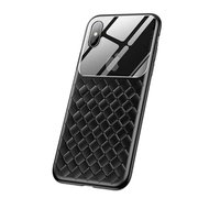 Чехол Baseus Glass & Weaving Apple iPhone XR черный