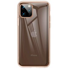 Чехол Baseus Safety Airbags Case For iPhone 5.8 прозрачный золотой