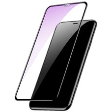 Защитное стекло Baseus Full-glass Tempered 0.3mm для iPhone 6.5 черный(anti-blue light)