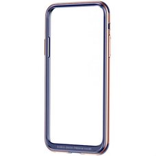 Baseus Platinum Metal Border Case для iPhone X розово-золотой