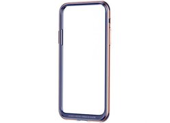 Baseus Platinum Metal Border Case для iPhone X розово-золотой