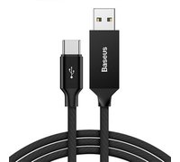 Кабель USB-Lightning Baseus Artistic Striped USB Cable черный