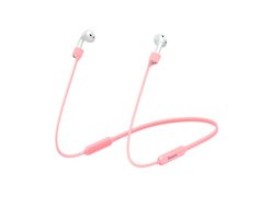 Держатель для наушников AirPods 1/2 Baseus Silicone Hanging Sleeve розовый