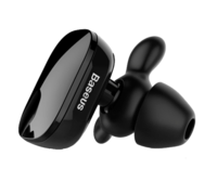 Вакуумная Bluetooth-гарнитура Baseus Encok W02 Truly Wireless headset черный