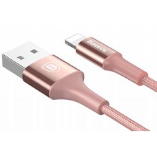 Кабель Baseus для Apple Shining Cable USB to Lightning 1M розовый