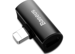Адаптер Baseus L46 iPhone Male to Dual iPhone Female Adapters черный