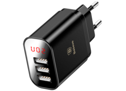 Сетевой адаптер Baseus Mirror Lake 3 USB 3.4 A черный