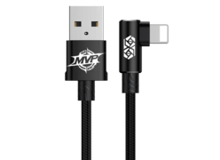 Кабель USB Baseus iPhone 2m MVP Elbow черный
