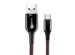 Кабель Baseus X-type Light черный