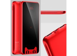 Внешний аккумулятор Baseus Full Screen Wireless Charger Powerbank 10000mAh красный