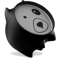 Портативная колонка Baseus Dogz Wireless Speaker E06 черный