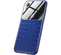 Чехол Baseus Glass & Weaving Apple iPhone XR синий