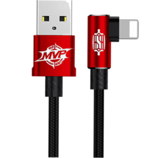 Кабель USB Baseus iPhone 2m MVP Elbow красный