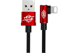 Кабель USB Baseus iPhone 2m MVP Elbow красный