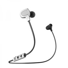 Наушники Baseus B15 Seal Bluetooth Earphone серебристо-черный