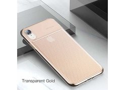 Baseus Glistening and transparent Case для iPhone XR золотой