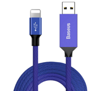 Кабель USB-Lightning Baseus Artistic Striped USB Cable синий