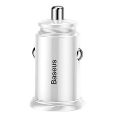 Автомобильная Зарядка Baseus Circular Plastic A+C 30W PPS Car Charger белый