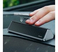 Табличка для номера телефона Baseus hermit Temporary Parking Number Card серебристый