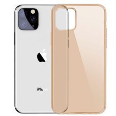 Чехол Baseus Simplicity Series (basic model) For iPhone 6.5 прозрачный золотой