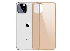 Чехол Baseus Simplicity Series (basic model) For iPhone 6.5 прозрачный золотой