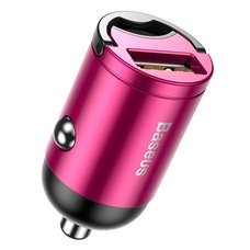 Автомобильное зарядное устройство Baseus Tiny Star Mini Quick Charge USB Port 30W розовый