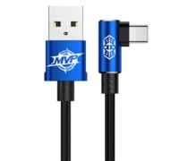 Кабель USB Baseus iPhone 2m MVP Elbow синий