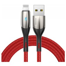 Кабель Baseus Horizontal Data Cable USB - Lightning 1 М красный