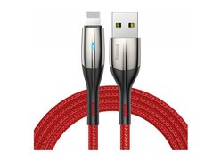 Кабель Baseus Horizontal Data Cable USB - Lightning 1 М красный